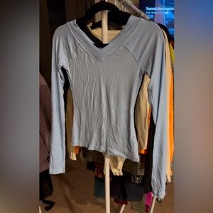 New Urban Outfitters BDG Long Sleeve Double V-Neck Top M